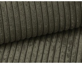Sztruksowa rozkładana sofa w kolorze khaki 195 cm Nona – Makamii