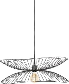 Designerska lampa wisząca czarna 66cm - Pua