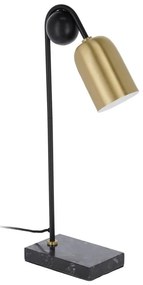 Lampa stołowa w czarno-złotym kolorze (wysokość 60 cm) Natsumi – Kave Home
