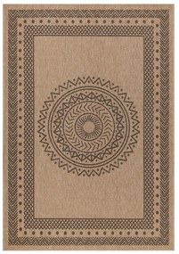 Czarno-naturalny dywan odpowiedni na zewnątrz 120x170 cm Dhaka – Ayyildiz Carpets