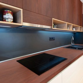 Naklejka na meble 200x60 cm Dark Walnut Wood – Ambiance