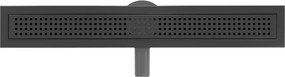 Mexen Flat 360° M08 odpływ liniowy obrotowy 70 cm, czarny - 1725070-40