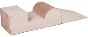 Piankowy 3-elementowy Zestaw, Plac Zabaw Dla Dziecka, Sztruksowy, Piaskowy - Meowbaby®