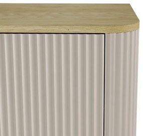 Szafka pod umywalkę nablatową RIVELA 1S 80cm kaszmirowa STRAMA