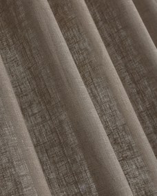 Zasłona na taśmie wave kolor beżowy tkanina półprzezroczysta, strukturalna