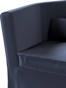 Pokrowiec na fotel Ektorp Tullsta kolor granatowy tkanina welwetowa