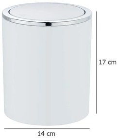 Zestaw: Szczotka do WC + Kosz kosmetyczny INCA, 2 L, WENKO