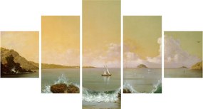 Obraz - Martin Johnson Heade, Rio de Janeiro Bay, reprodukcje (125x70 cm)