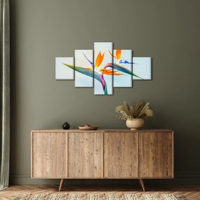 Obraz kwiatu Strelicji (125x70 cm)