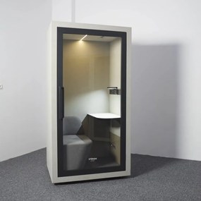 Budka akustyczna do biura INBOX 1-osobowa 2100 x 1100 x 900 mm