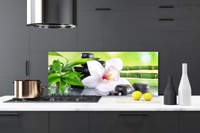 Szkło Dekoracyjne do Kuchni Orientalna Kompozycja z Bambusem