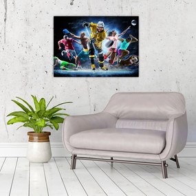 Obraz na szkle - Sport (70x50 cm)