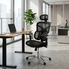 Krzesło biurowe LEVEL, szara