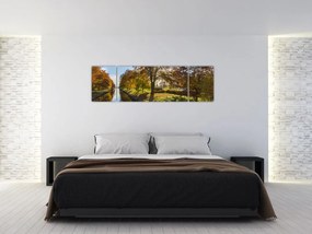 Obraz kanału wodnego (170x50 cm)
