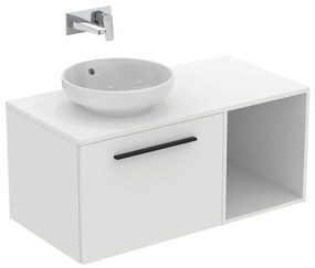Biały blat łazienkowy 100x51 cm i.Life B – Ideal Standard