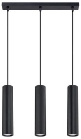 Czarna lampa wisząca Gleam – Sollux