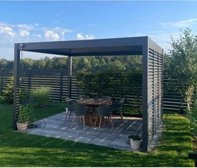 Osłona boczna do pergoli bioklimatycznej – Rojaplast
