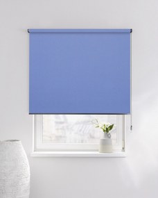 Roleta zwijana Classic kolor niebieski tkanina zaciemniająca