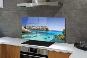 Panel szklany do Kuchni Majestatyczne Klify na Wybrzeżu