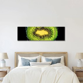 Obraz - szczegół kiwi w wodzie (170x50 cm)