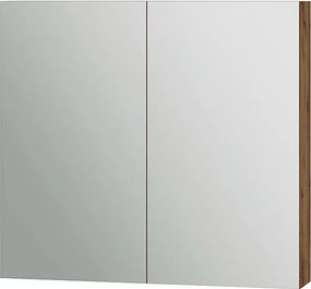 Szafka z lustrem w łazience dąb 79.7x16x73.2 lotta