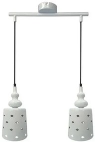Podwójna lampa wisząca na listwie - V154 S0-R70