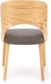 Krzesło z oparciem z giętej sklejki Cadiz Halmar