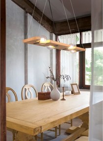 Lampa wisząca w naturalnym kolorze Tailor – Trio