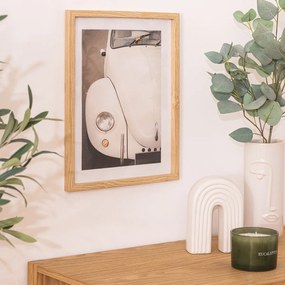 Plakat w ramie z retro samochodem VIVIEN, 30 x 40 cm