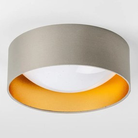 Oprawa sufitowa LED/12W/230V Ø 32 cm taupe/złota