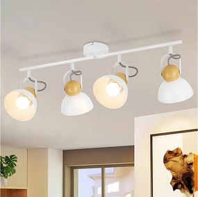 NETTLIFE Vintage sufitowy reflektor czarny E27 350° regulowany korytarz lampa retro industrial metal regulowany