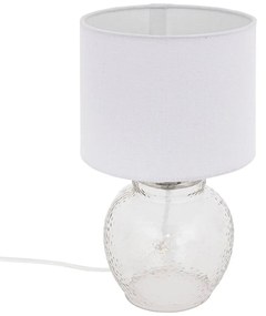 Lampa stołowa szklana podstawa TEVE, 30 cm