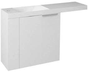 Biała wisząca szafka bez umywalki 50x50 cm Latus Vi – Sapho