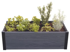 Keter Podwyższona rabata szary, 106 x 32 x 50 cm