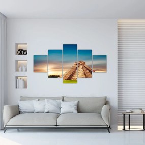 Obraz słynnego pomnika Majów (125x70 cm)