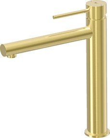 Luisa bateria miedziana umywalkowa wysoka szczotkowane złoto - Essebagno