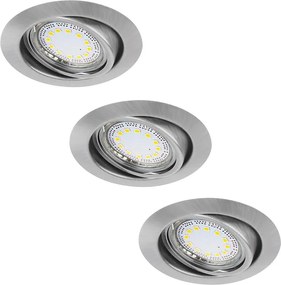 Rabalux 1166 - ZESTAW 3x LED opraw wpuszczanych LITE 3xGU10/3W/230V