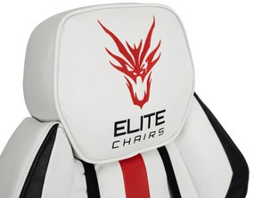 Fotel Gamingowy Obrotowy NEXON Biały Nowoczesny