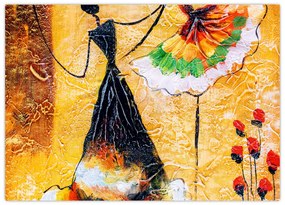 Obraz - Tańczące baletnice, obraz olejny (70x50 cm)