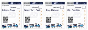 Zestaw Rappa Czech Railways z gwizdkiem ibijakiem, 3 szt.
