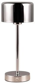 Lampa stołowa LED w kolorze srebra z połyskiem ze ściemniaczem (wys. 30 cm) Jeff – Trio
