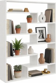 Skandynawski Regał Biały Wiszący Lub Stojący Dąb W1-P20