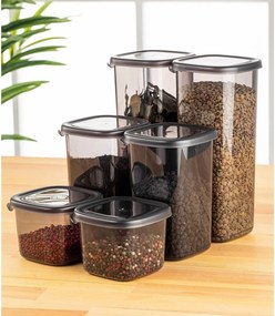 Pojemniki 6 szt. na żywność Fresco – Hermia