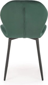 Krzesło tapicerowane K538 VELVET zielone