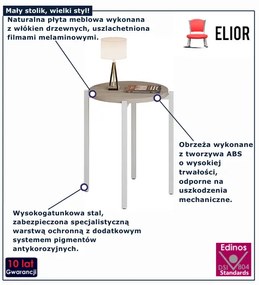 Minimalistyczny stolik kawowy dąb sonoma  A3-B52