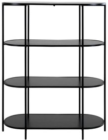Czarny regał 36x111 cm Vita – House Nordic