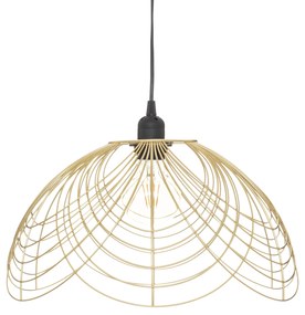 Nowoczesna lampa wisząca CARRIE, złota, Ø 38 cm