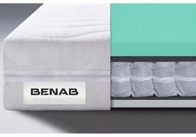 Twardy/średnio twardy sprężynowy materac dwustronny 100x200 cm Standard Pocket – BENAB