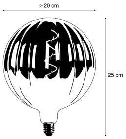 Żarówka LED E27 ściemnialna G200 dymna 4W 40 lm 2200K