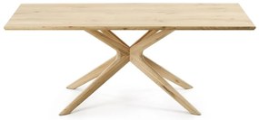 Stół z blatem w dekorze dębu 100x200 cm Armande – Kave Home